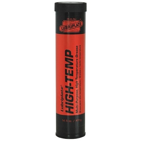 Lubriplate Bentone Grease; Multipurpose; Cartridge; Semi Solid; High Temperature; Beige; 14.5 Oz HIGH TEMP 14.5OZ CART ; L0161-098